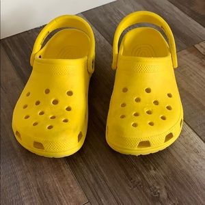 Yellow Crocs